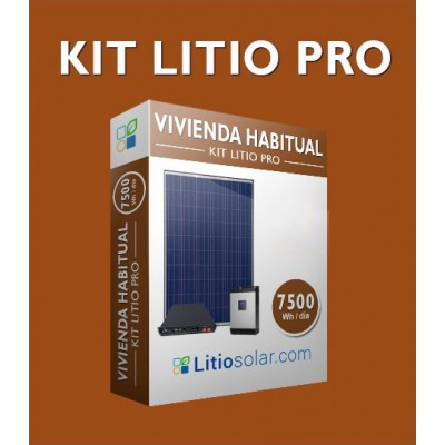 Kit LITIO PRO - 7500Wh/día