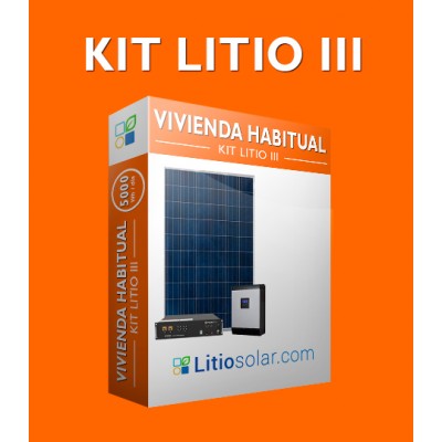 Kit LITIO III - 5000Wh/día