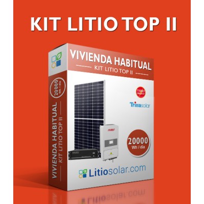 Kit LITIO TOP II - 20000Wh/día