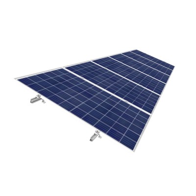 Estructura Coplanar de Aluminio 0V para 3 Paneles Solares